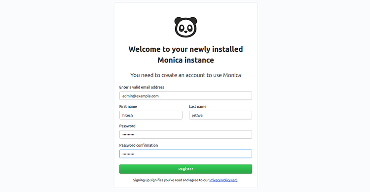 如何在Debian 10上安装Monica Personal Relationship Manager