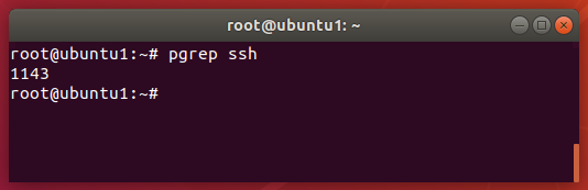 Linux pgrep命令